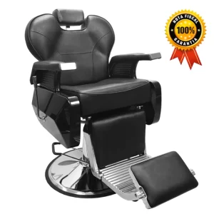 Poltrona de Barbeiro Colorado Com Suporte Base Cromada